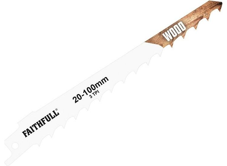 Faithfull HCS Wood Cutting Sabre Saw Blades