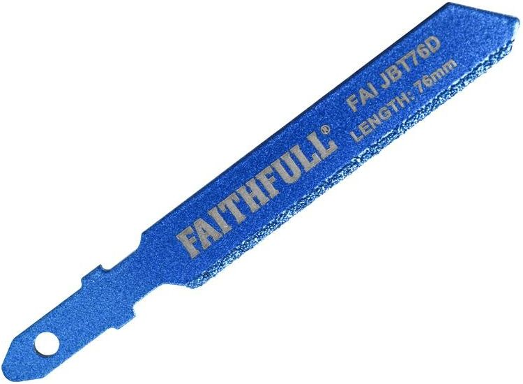 Faithfull Jigsaw Blade Diamond Grit 76mm