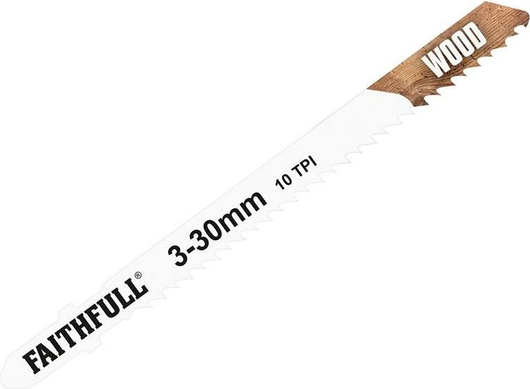 Faithfull Laminate/Wood Jigsaw Blades Pack of 5 T101BR