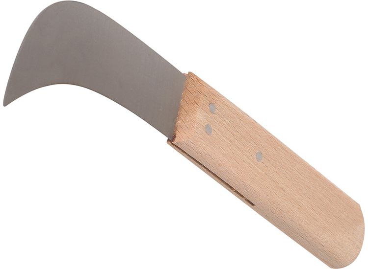 Faithfull Lino Knife 75mm (3in) - Beech Handle