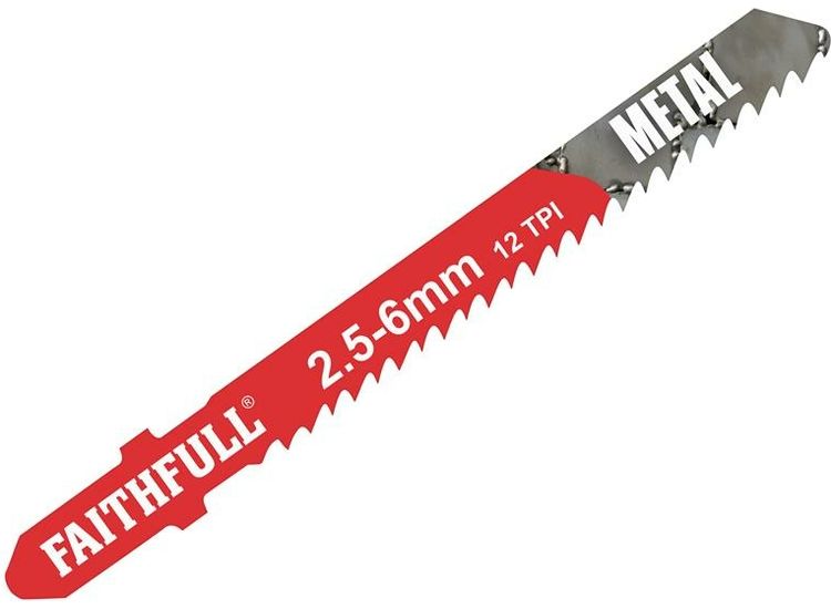 Faithfull Metal Cutting Jigsaw Blades Pack of 5 T118B