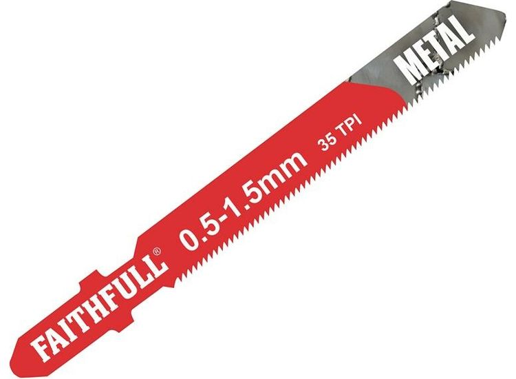 Faithfull Metal Cutting Jigsaw Blades Pack of 5 T118G