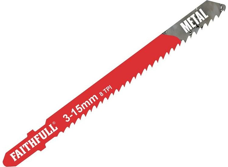 Faithfull Metal Cutting Jigsaw Blades Pack of 5 T127D