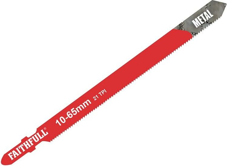 Faithfull Metal Cutting Jigsaw Blades Pack of 5 T318A