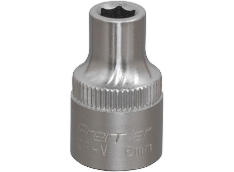 Sealey S3806 WallDrive&amp;reg; Socket 6mm 3/8"Sq Drive