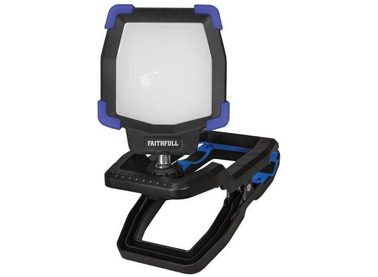 Faithfull Power Plus Rechargeable Clip Light 30W