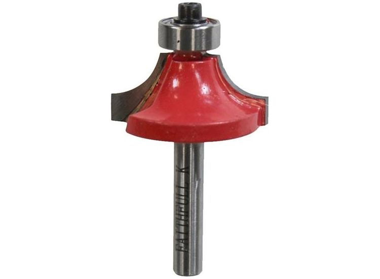 Faithfull Router Bit TCT Rounding Over 15.8mm x 9.5mm 1/4in Shank