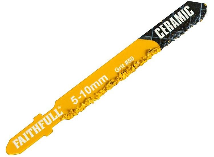 Faithfull TCT Riff Tile Cutting Jigsaw Blades Pack of 5