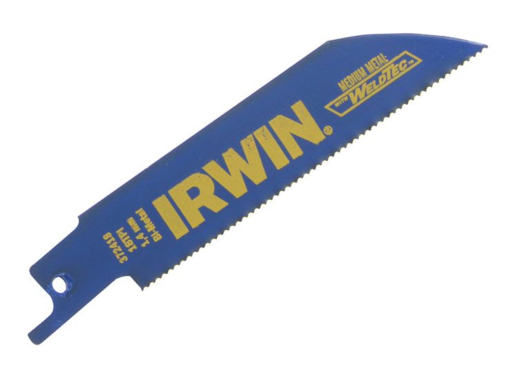 IRWIN® 418R Sabre Saw Blade for Metal Cutting 100mm Pack of 5