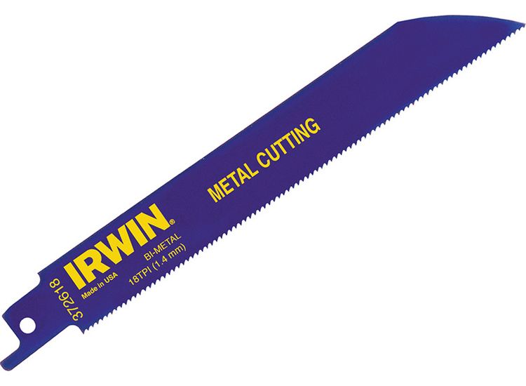 IRWIN® 614R Bi-Metal Sabre Saw Blades for Metal Cutting 150mm Pack of 25