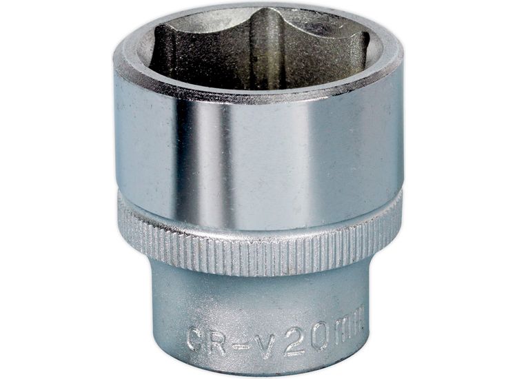 Sealey S3820 WallDrive&amp;reg; Socket 20mm 3/8"Sq Drive