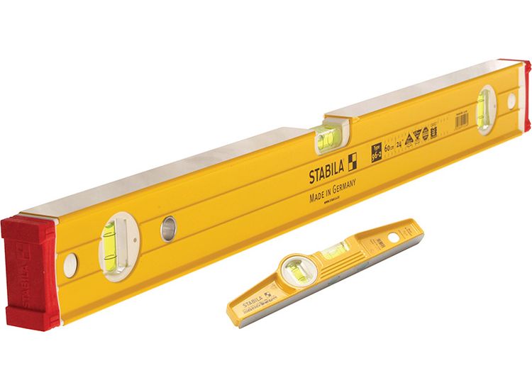 Stabila 96-2-120 Spirit Level &amp; 81 S REM Level Pack