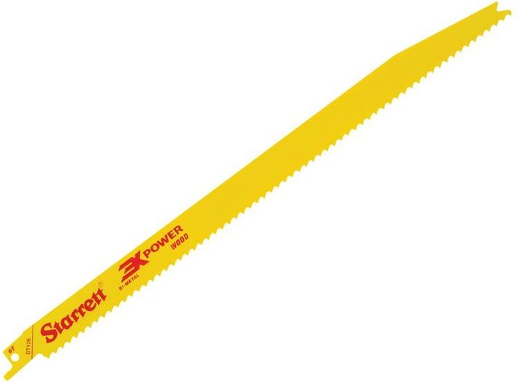 Starrett Bi-Metal Reciprocating Blade, Wood