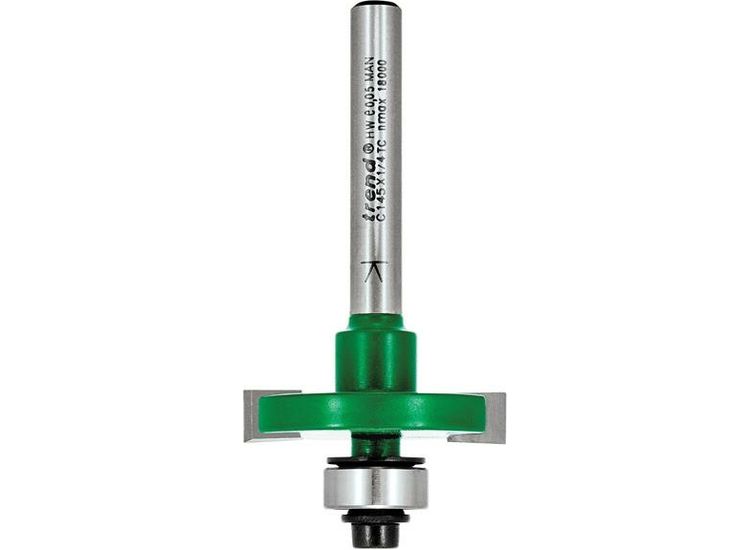 Trend C145 x 1/4 TCT Bearing Guided Slotting Cutter 6.3mm