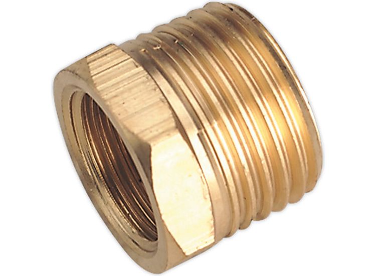 Sealey SA1/1238F Adaptor 1/2"BSPT Male to 3/8"BSP Female