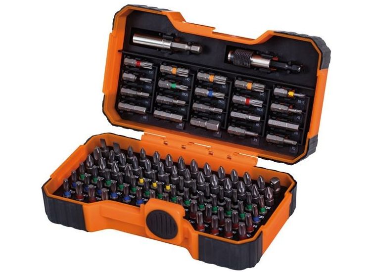 Bahco 59/S100BC Colour Coded Bit Set, 100 Piece