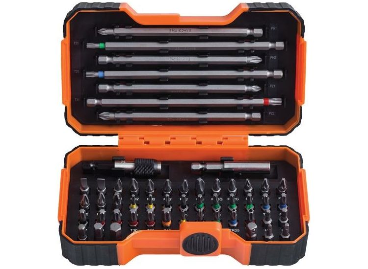 Bahco 59/S54BC Colour-Coded Bit Set, 54 Piece