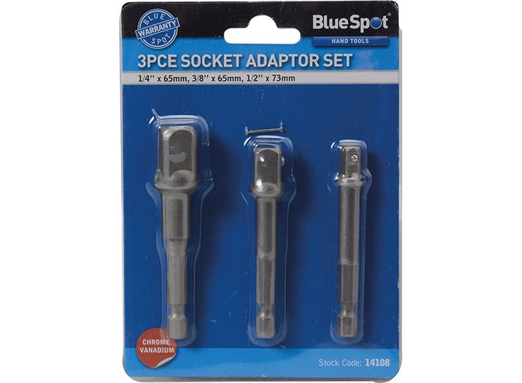 BlueSpot Tools Socket Adaptor Set, 3 Piece