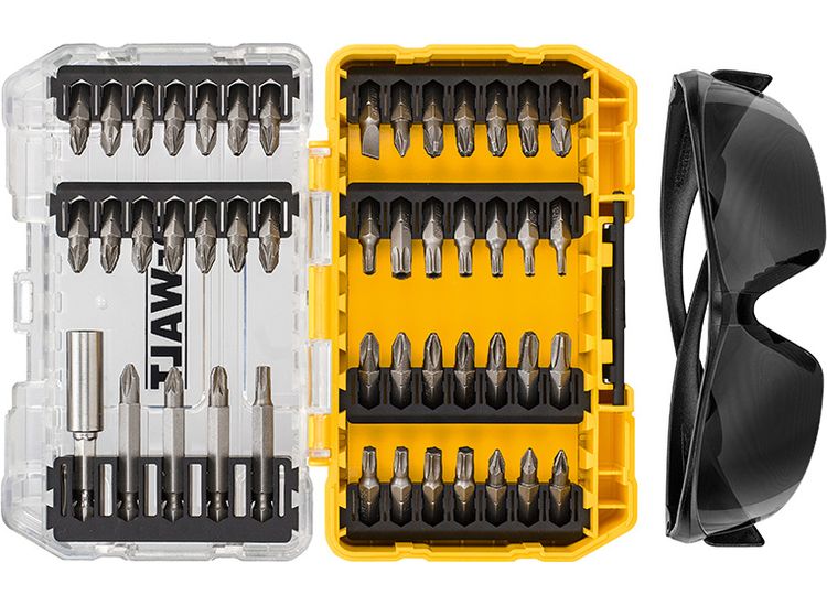 DEWALT DT70703 Screwdriving Set, 47 Piece + Safety Glasses