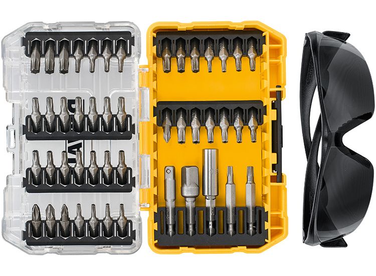 DEWALT DT70704 Screwdriving Set, 47 Piece + Safety Glasses
