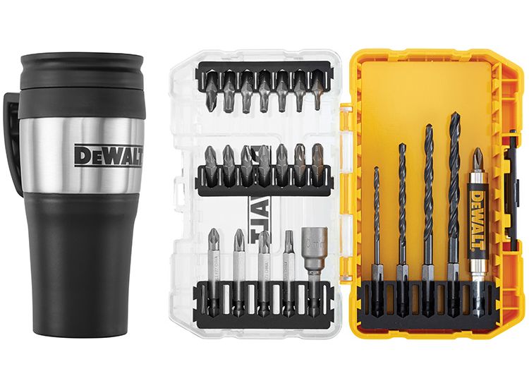 DEWALT DT70707 Drill Drive Set, 25 Piece + Mug