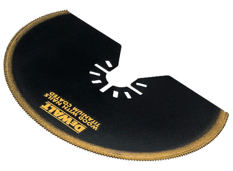 DEWALT Multi-Tool Titanium Semi Circle Blade 100mm