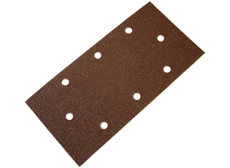 Faithfull 1/3 Sanding Sheet B/D Hook &amp; Loop Holed Assorted (Pack 5)