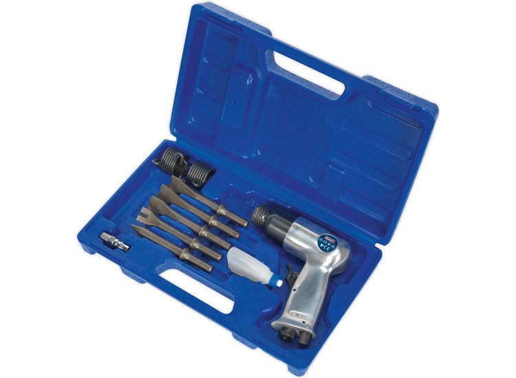 Sealey SA12/S Air Hammer Kit with Chisels Medium Stroke