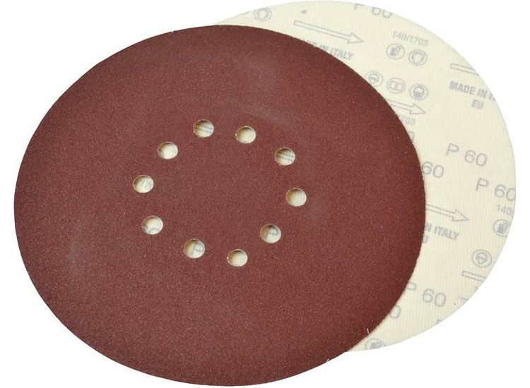Faithfull Dry Wall Sanding Disc for Flex Machines 225mm Assorted (Pack 10)