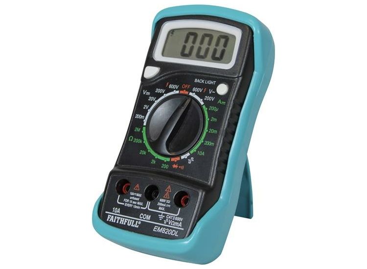 Faithfull Multimeter LCD Display