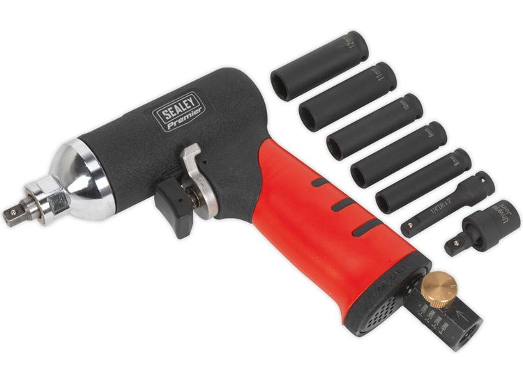 Sealey SA141 Air Impact Wrench 1/4"Sq Drive Diesel Glow Plug Kit