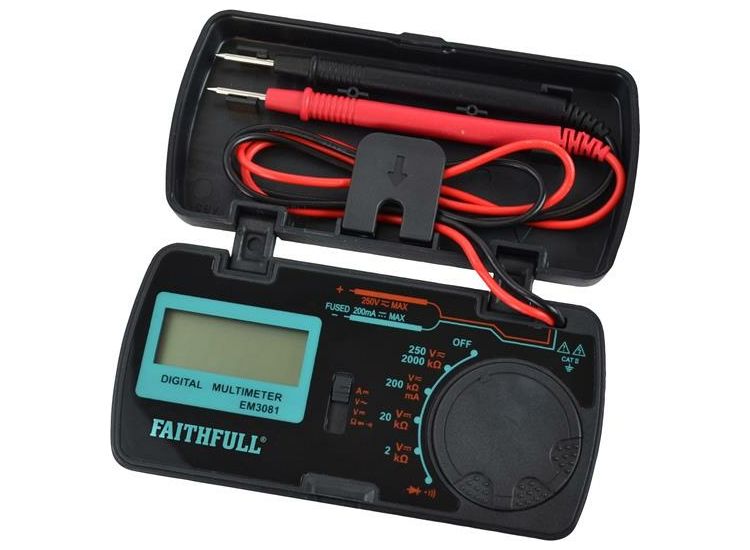 Faithfull Pocket Portable Multimeter