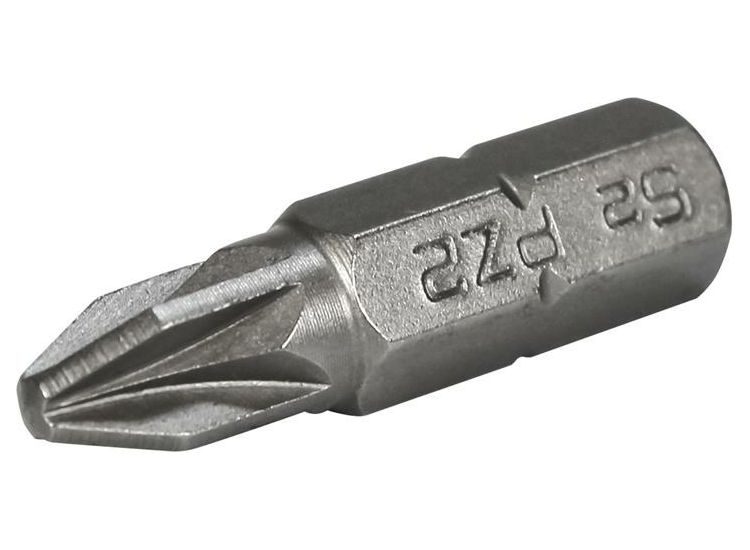 Faithfull Pozi S2 Grade Steel Screwdriver Bits