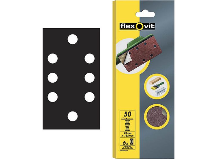 Flexovit 1/3 Quick-Release Sanding Sheets