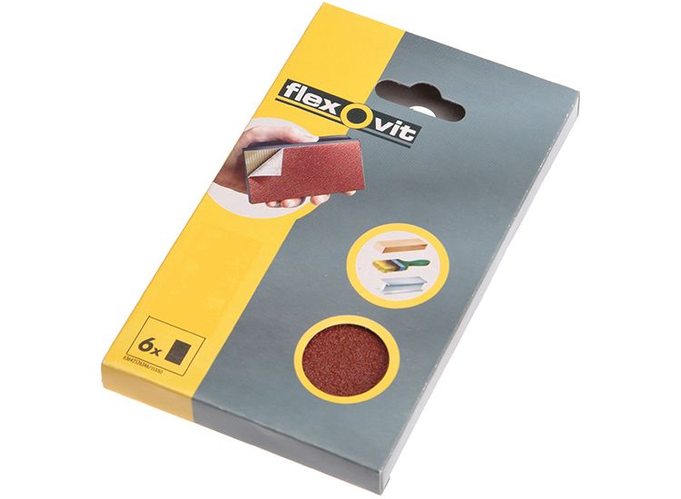 Flexovit Hook &amp; Loop Sanding Block Refill Kit