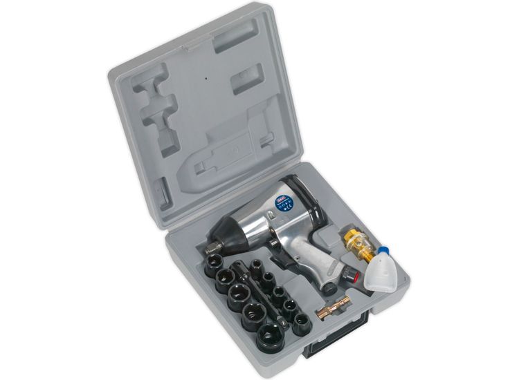 Sealey SA2/TS Air Impact Wrench Kit with Sockets 1/2"Sq Drive