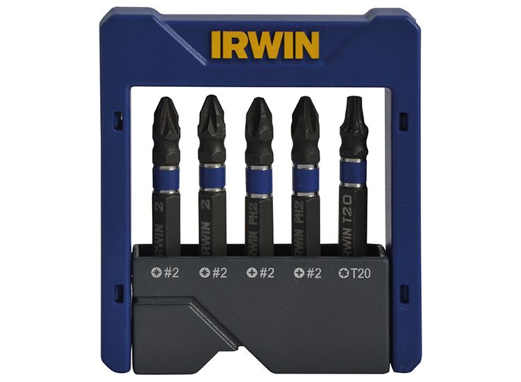 IRWIN® Phillips/Pozi/TORX Impact Screwdriver Pocket Bit Set, 5 Piece