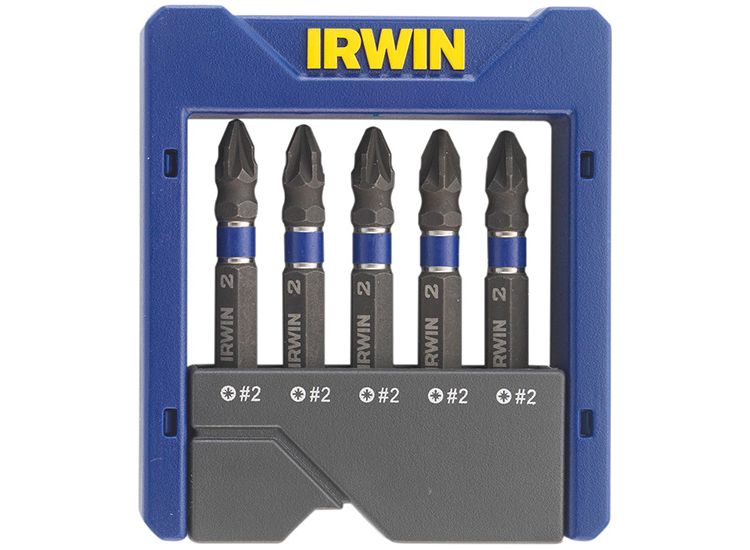 IRWIN® Pozidriv Impact Screwdriver Pocket Bit Set, 5 Piece