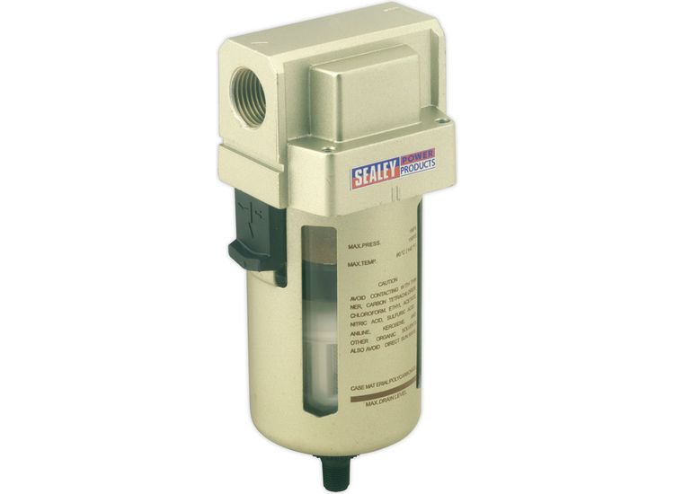 Sealey SA206FAD Air Filter Auto Drain Max Airflow 140cfm