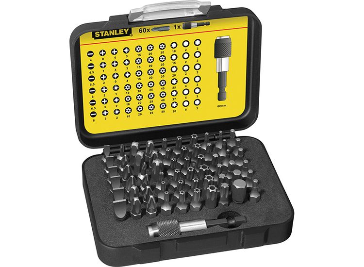 STANLEY® Bit Set &amp; Holder, 61 Piece
