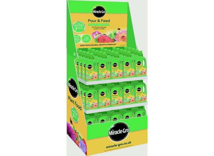 Miracle-Gro® 119647 Pour &amp; Feed Display Unit