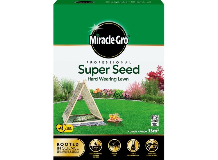 Miracle-Gro® Professional Super Seed Hard Wearing Lawn