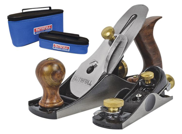 Faithfull No.4 Plane &amp; No.60 1/2 Plane in Canvas Carry Bags