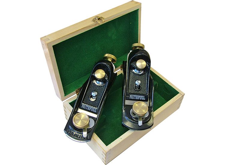 Faithfull No.9 1/2 &amp; No.60 1/2 Block Planes in Wooden Box
