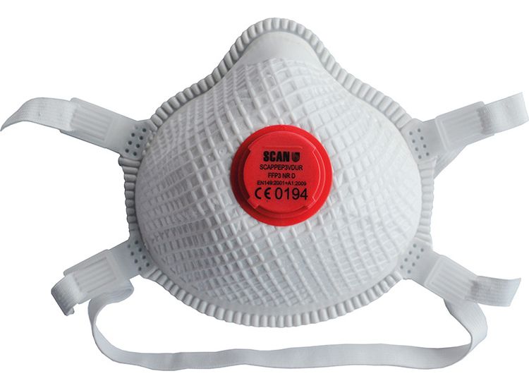 Scan Moulded Valved Masks FFP3 with Mesh (Pack 2)