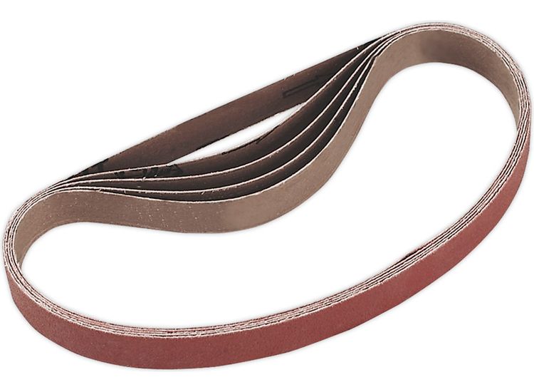 Sealey SA355/B100G Sanding Belt 20 x 520mm 100Grit Pack of 5