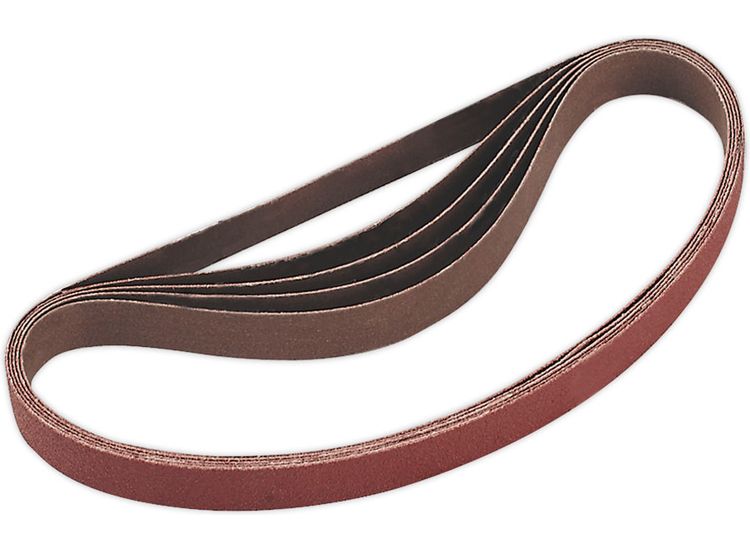 Sealey SA355/B80G Sanding Belt 20 x 520mm 80Grit Pack of 5