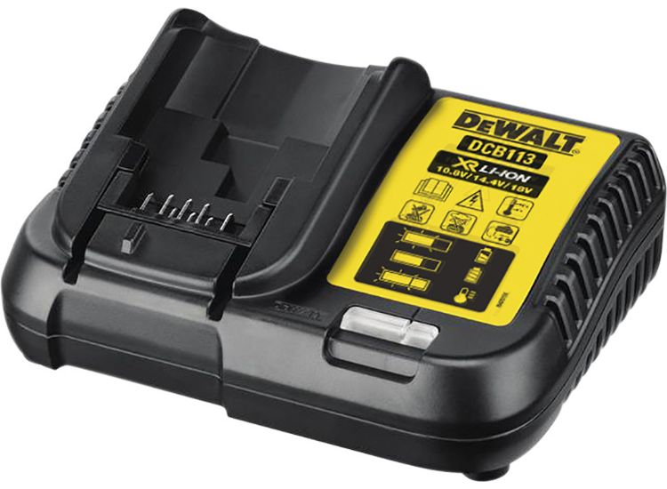 DEWALT DCB113 XR Multi-Voltage Charger 10.8-18V Li-ion