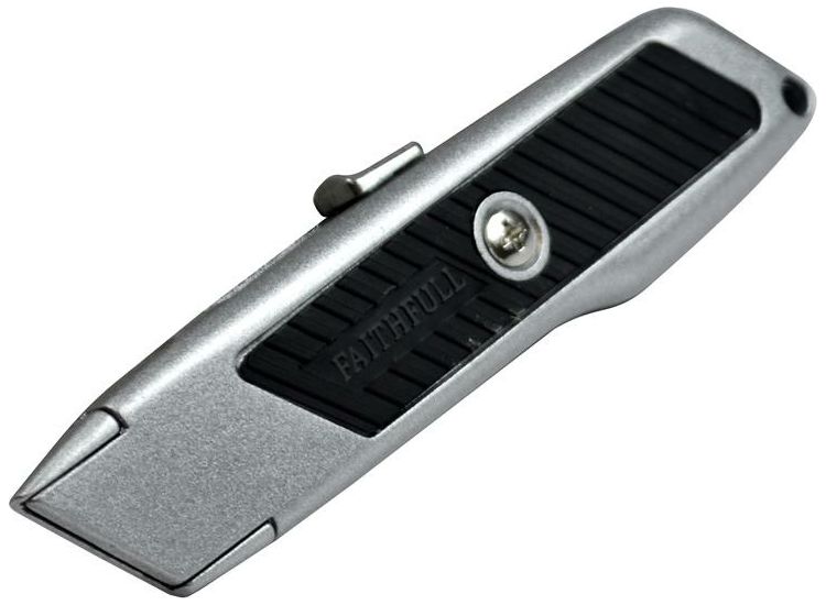 Faithfull Safety Trimming Knife with Auto Retracting Blade
