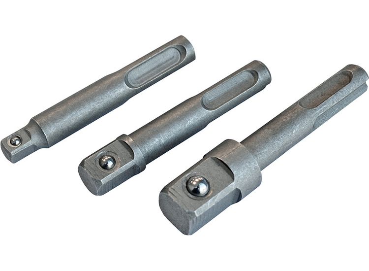 Faithfull SDS Square Drive Adaptor Set, 3 Piece
